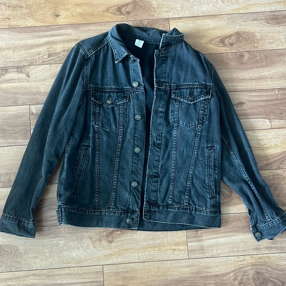H&M Denim Jacket - Black Wash - Picture 3 of 7